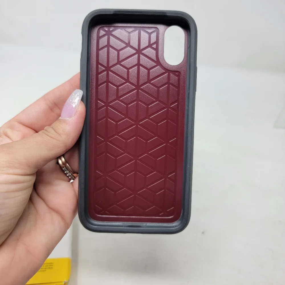 Otterbox Symmetry Iphone X / XS Fineport Burgundy Brand New